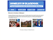 Tablet Screenshot of homelessinblackpool.co.uk